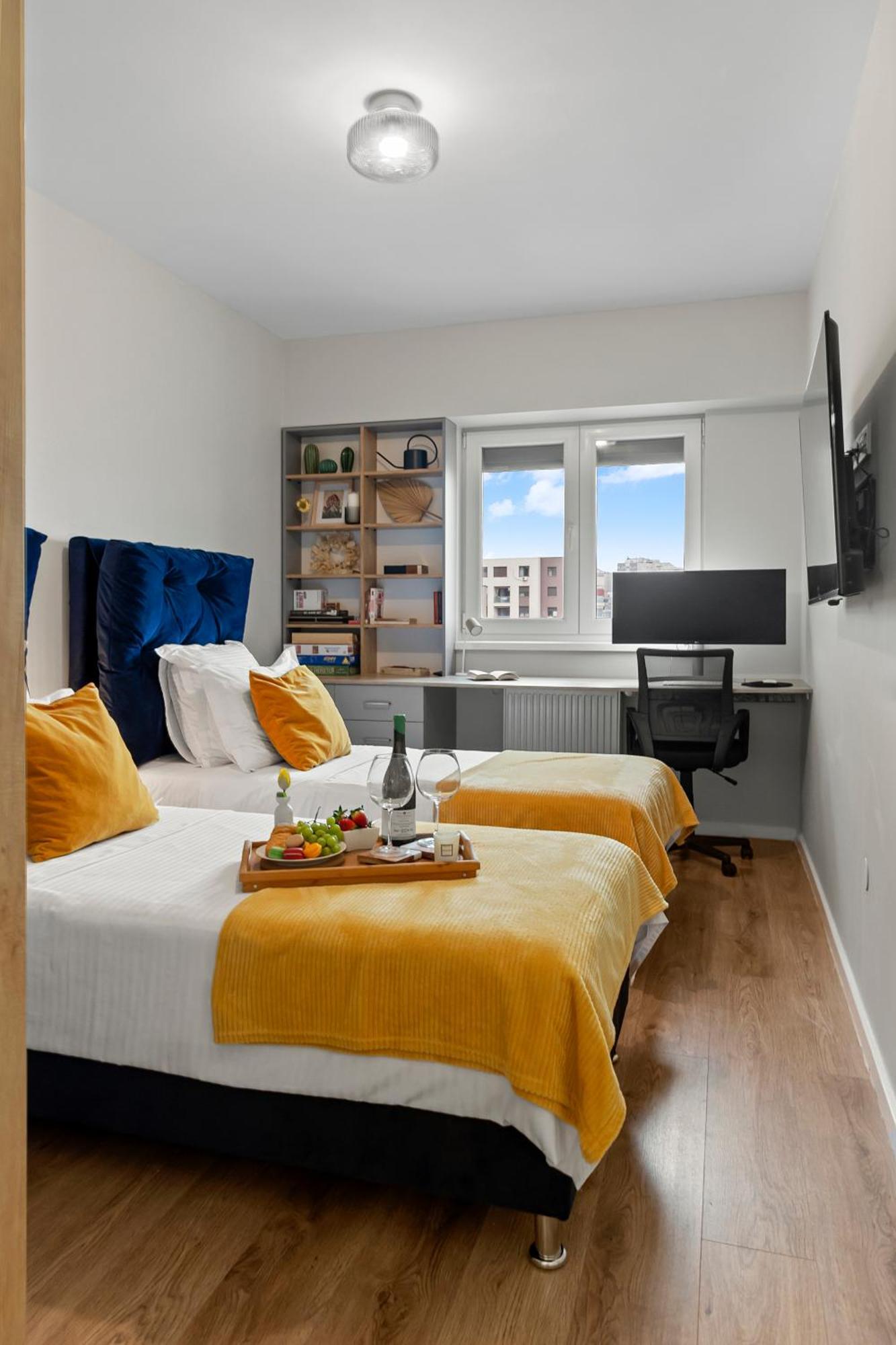 Mido Park Apartment With Private Parking & Self Check-In Bukareszt Zewnętrze zdjęcie